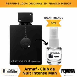 Club de Nuit Intense Man de Armaf (Decant 5ml)